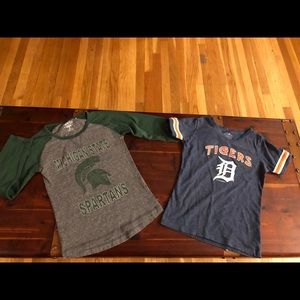 Girls Michigan shirts